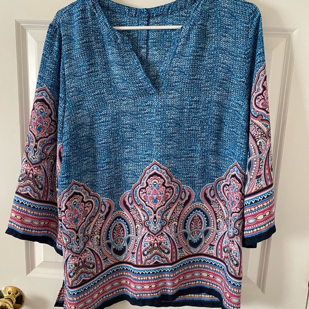 Print blouse